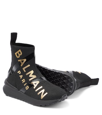 Stivali a calzino con logo | Balmain Kids