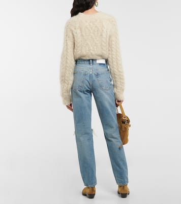 Jeans 70s Straight de tiro alto | Re/Done
