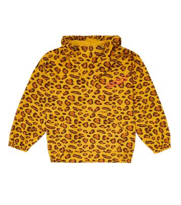 Leopard-print cotton hoodie | The Animals Observatory