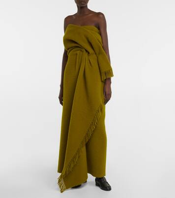 Nimah wool and mohair maxi dress | The Row