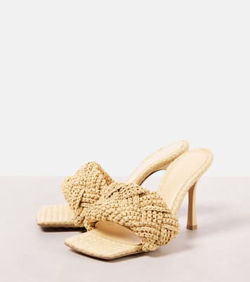 Padded raffia mules | Bottega Veneta