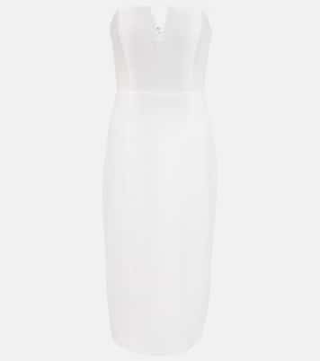 Nabi strapless midi dress | Veronica Beard