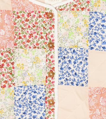 Veste matelassée Amalina en coton à fleurs | Louise Misha