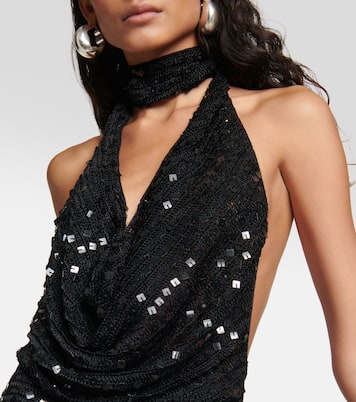 Tipo sequined halterneck minidress | Aya Muse