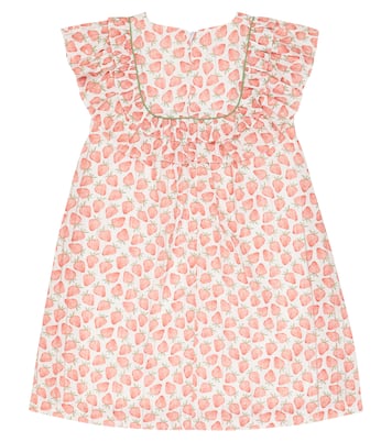 Bedrucktes Kleid Paloma aus Baumwolle | La Coqueta