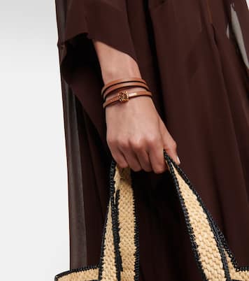 Paula's Ibiza brazalete Twist de piel | Loewe