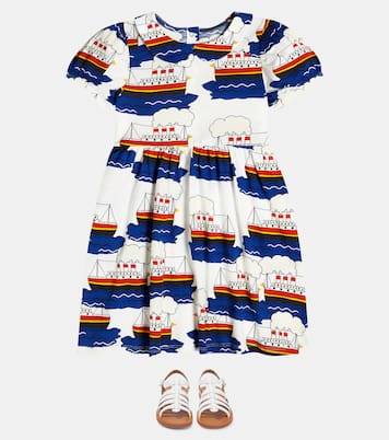 Vestido de algodón estampado | Mini Rodini