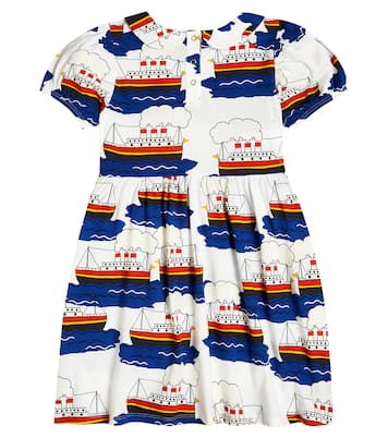 Vestido de algodón estampado | Mini Rodini