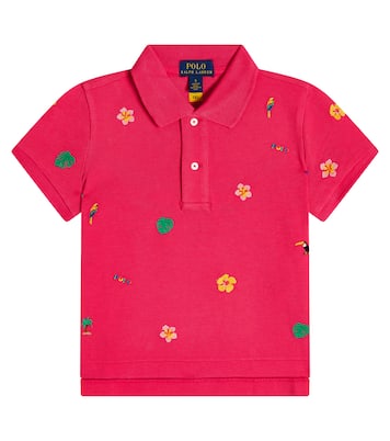 Embroidered cotton polo shirt | Polo Ralph Lauren Kids