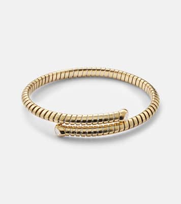 Bracciale Trisolina Bypass in oro 18kt con diamanti | Marina B