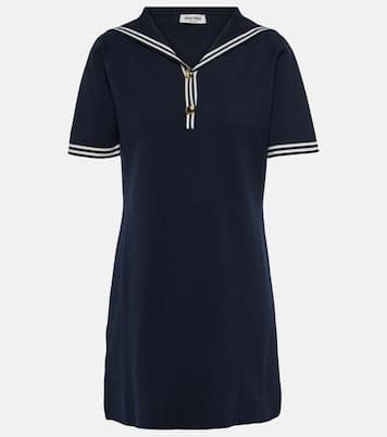 Miniabito in misto cotone | Miu Miu