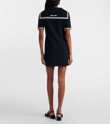 Miniabito in misto cotone | Miu Miu