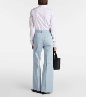 Pantaloni flared in misto cotone | Plan C