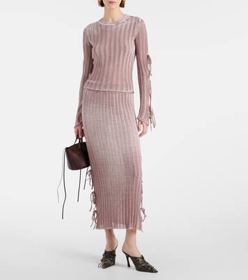 Pullover in misto cotone a coste | Acne Studios