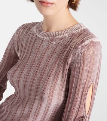 Pullover in misto cotone a coste | Acne Studios