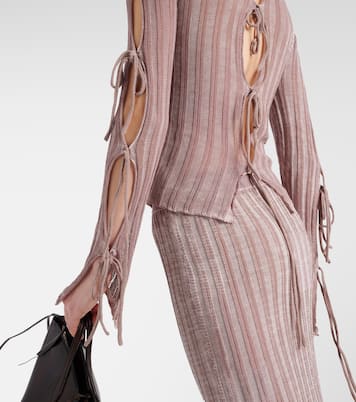 Pullover in misto cotone a coste | Acne Studios