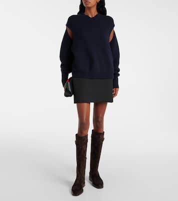 Botas altas Hug de ante | Ferragamo