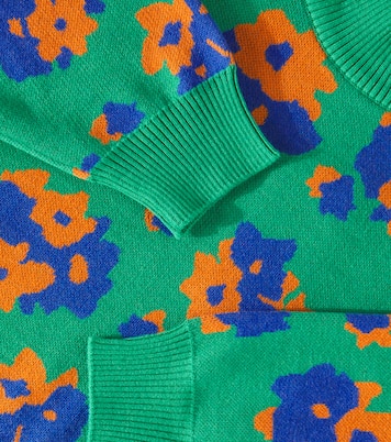 Jersey Flowers de algodón y lana | Tinycottons