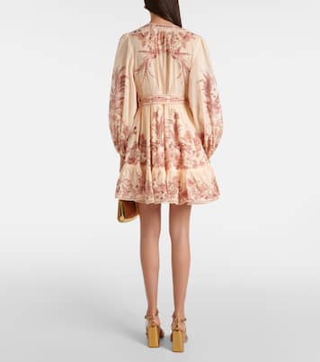 Vestido envolvente de algodón | Zimmermann