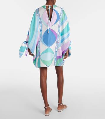 Caftano Pesci in twill di seta | Pucci