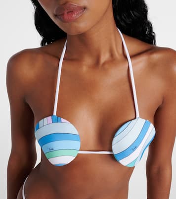 Iride printed bikini top | Pucci