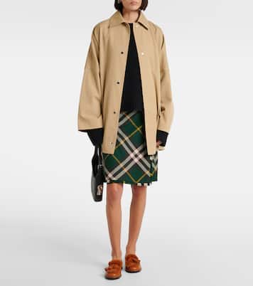 Rita faux fur-trimmed leather loafers | Clergerie