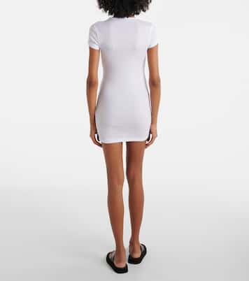 Abito corto in jersey di cotone | Wardrobe.NYC