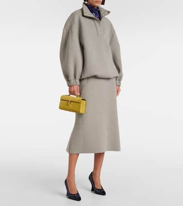 Jupe midi en coton mélangé | Dries Van Noten