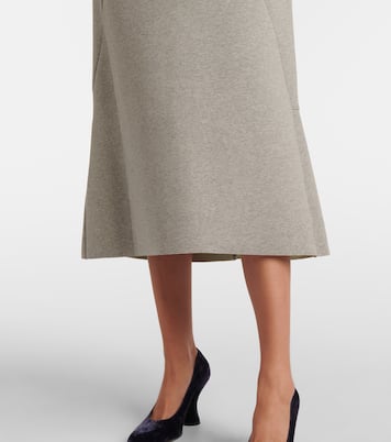 Jupe midi en coton mélangé | Dries Van Noten
