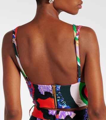 Embellished printed top | Area