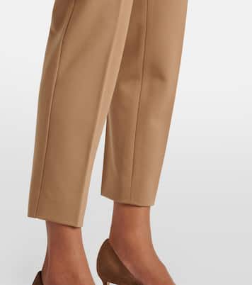 Pantaloni slim cropped Pegno in jersey  | Max Mara