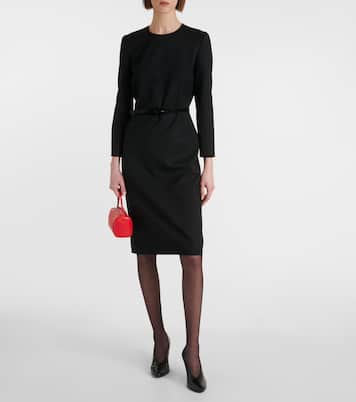Abito midi Angeline in lana | The Row