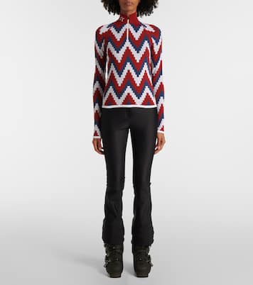 Top da sci Chevron in jacquard | Perfect Moment