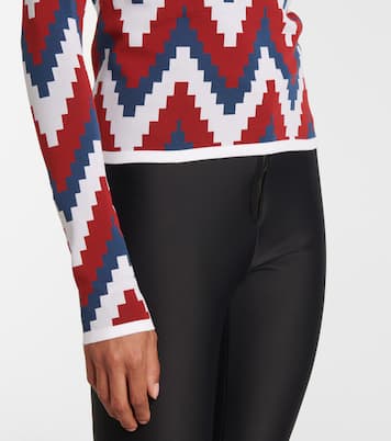 Top da sci Chevron in jacquard | Perfect Moment