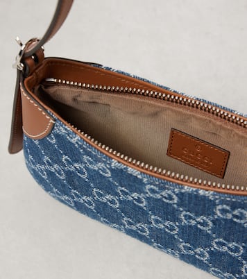 Sac GG Emblem Mini en jean | Gucci