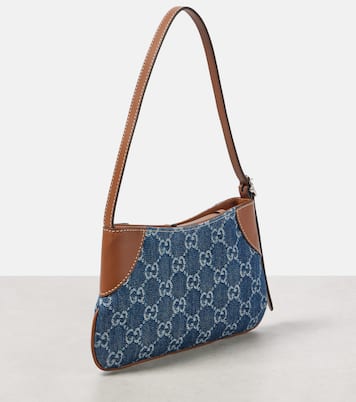 Sac GG Emblem Mini en jean | Gucci