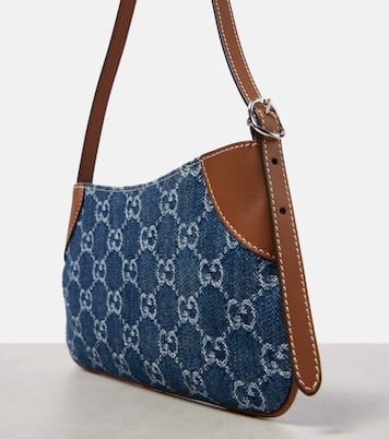 Sac GG Emblem Mini en jean | Gucci