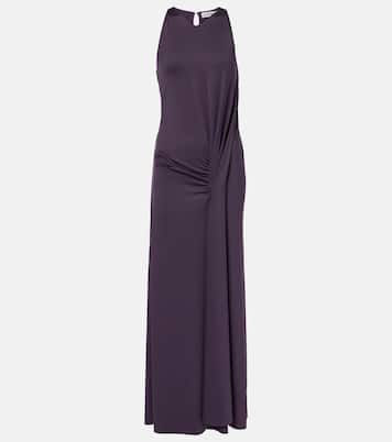 Robe longue drapée | Victoria Beckham