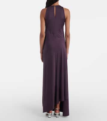 Robe longue drapée | Victoria Beckham