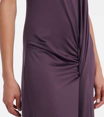 Robe longue drapée | Victoria Beckham