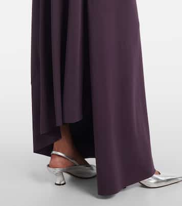 Robe longue drapée | Victoria Beckham
