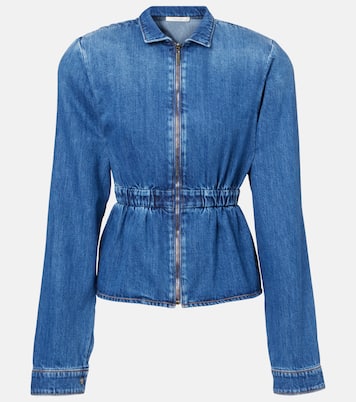 Chaqueta de denim fruncida | Nensi Dojaka