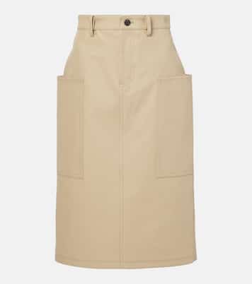 Jupe crayon en coton | Gucci