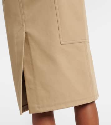 Jupe crayon en coton | Gucci