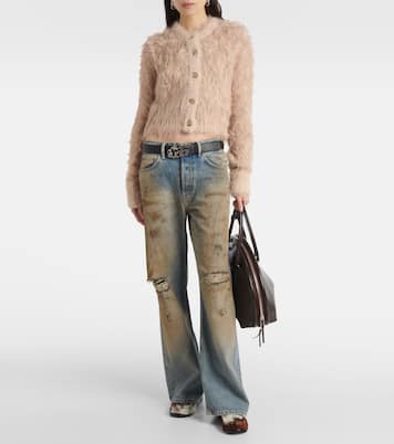 Cardigan in pelliccia sintetica | Acne Studios