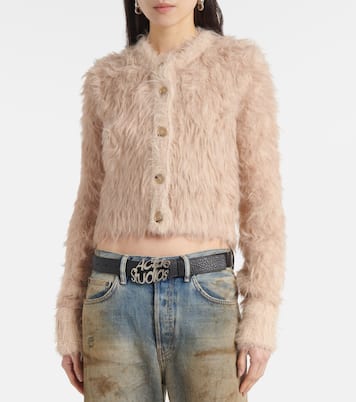 Cardigan in pelliccia sintetica | Acne Studios