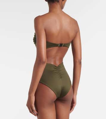Slip bikini a vita alta con anello | Johanna Ortiz
