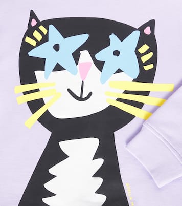 Felpa in jersey di cotone con stampa | Stella McCartney Kids
