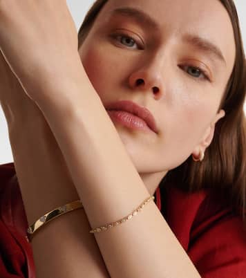 Eternity 14kt gold bracelet with diamonds | Sydney Evan