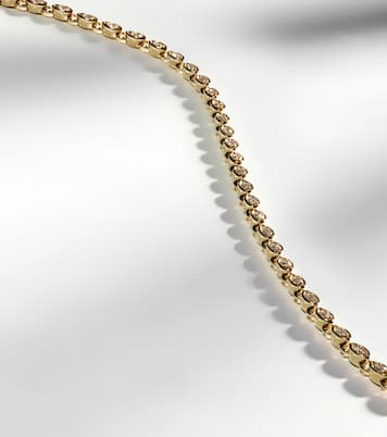 Eternity 14kt gold bracelet with diamonds | Sydney Evan
